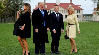Melania Trump Sajikan Menu Makan Malam Spesial untuk Macron