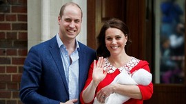'Arti' Gaun Merah Kate Middleton PascaMelahirkan Anak Ketiga