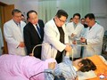 VIDEO: Kim Jong-un Jenguk Korban Kecelakaan Bus di Korut