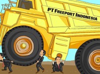 Kilau Tambang Emas Freeport di Papua Beromzet Rp 62 Triliun