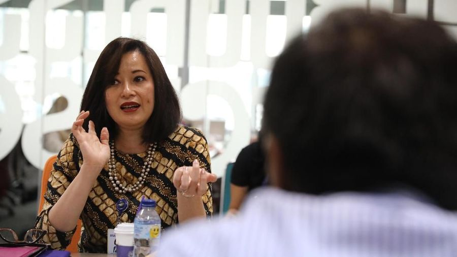 Mandiri saat mengunjungi Detik.com, Kamis (25/4/2018)
Foto: CNBC Indonesia/ Andrean Kristianto