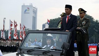Jokowi Puji Korps Wanita TNI-Polri Lembut tapi Tegas