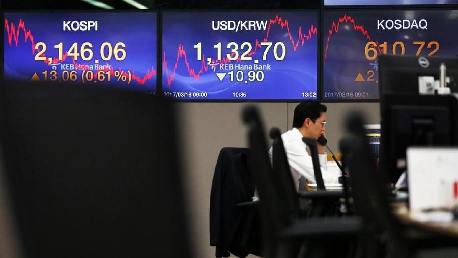 Indeks ASX 200 di Australia bertambah 0,21% menjadi 6.037,6 sementara indeks Kospi di Korea Selatan melompat 0,77% menjadi 2.472,7.