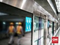 Aksi Coret-coret MRT Diduga Dilakukan Jelang Subuh
