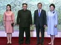 Usai Makan Malam, Kim dan Moon Tinggalkan DMZ