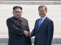 Disambut Moon Jae-in, Kim Jong-un Jejakkan Kaki di Korsel