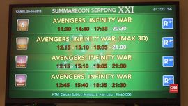 VIDEO: Kala Thanos 'Menjentikkan Jari' di Bioskop Indonesia