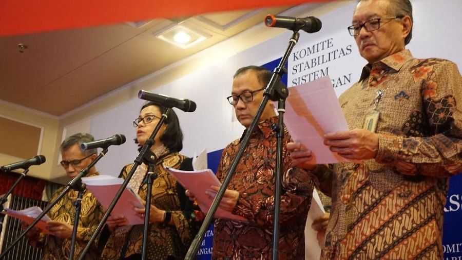 Anjloknya nilai tukar rupiah menjadi topik pembahasan khusus dalam pertemuan Forum KSSK triwulan I-2018.