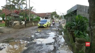 VIDEO: Jalan Menuju Venue Asian Games Masih Rusak