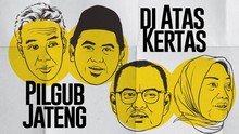 Survei Indikator: Ganjar 72,4 Persen, Sudirman 21 Persen