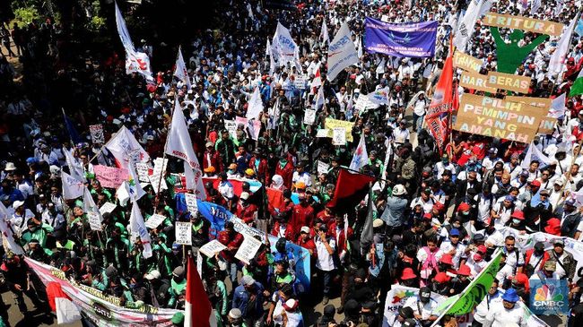 Jangan Lewat Sini! Ini Titik Macet Lalu Lintas saat Demo Buruh di DPR
