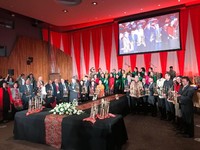 FOTO: Angklung Bergema Perdana di Markas PBB di New York