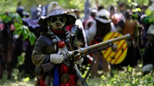 FOTO: Mewujudkan Gim 'World of Warcraft' di Dunia Nyata