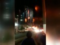VIDEO: Saat Gedung 22 Lantai di Brasil Terbakar hingga Roboh