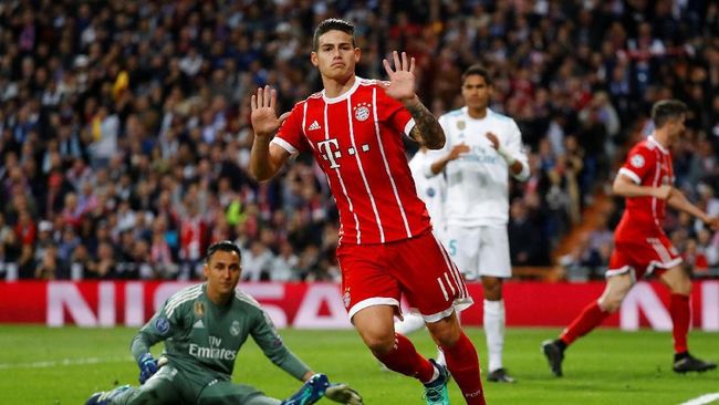 James Rodriguez Berpeluang Gantikan Oezil di Arsenal