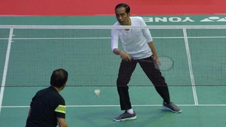 Diplomasi Bulu Tangkis ala Jokowi ke Sultan Brunei Darussalam