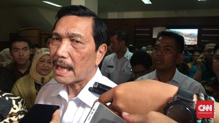 Pengakuan Luhut soal Pose Satu Jari usai Diperiksa Bawaslu