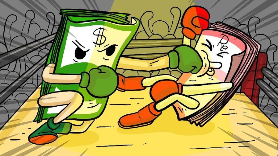 Nilai tukar rupiah hari ini melemah 0,07% dibandingkan posisi penutupan perdagangan akhir pekan lalu.