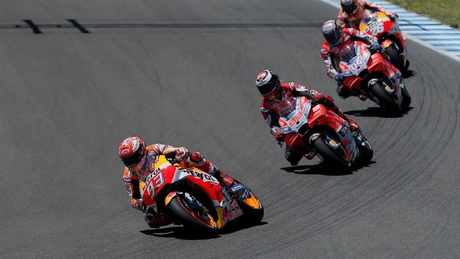 Marquez Pole Position di MotoGP Belanda, Rossi Start Ketiga