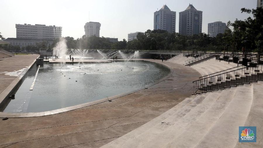 Revitalisasi Lapangan Banteng akan selesai sebelum puasa.