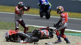 Rossi Ikut Salahkan Lorenzo dan Pedrosa Usai MotoGP Spanyol
