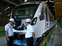 Penampakan LRT Palembang yang Siap Diuji Coba