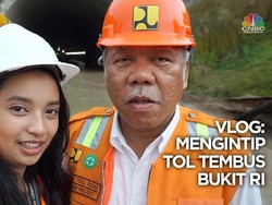 VIDEO: Mengintip Proyek Jalan Tol Tembus Bukit di RI
