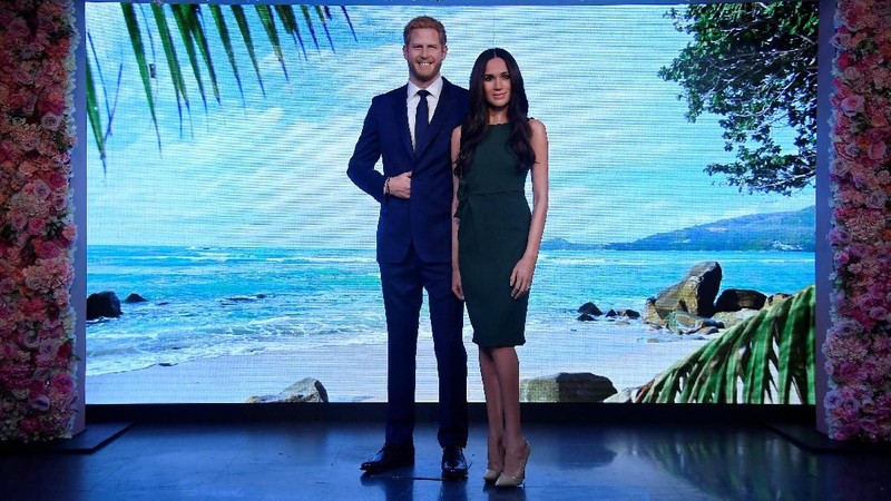 Sebuah lilin Meghan Markle diresmikan pada Rabu di museum Madame Tussauds di London, 10 hari sebelum aktris AS menikahi Pangeran Harry.