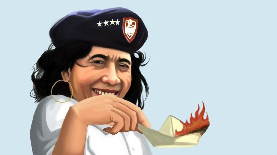 KKP mencatat sudah tenggelamkan 488 kapal selama masa pemerintahan Jokowi 