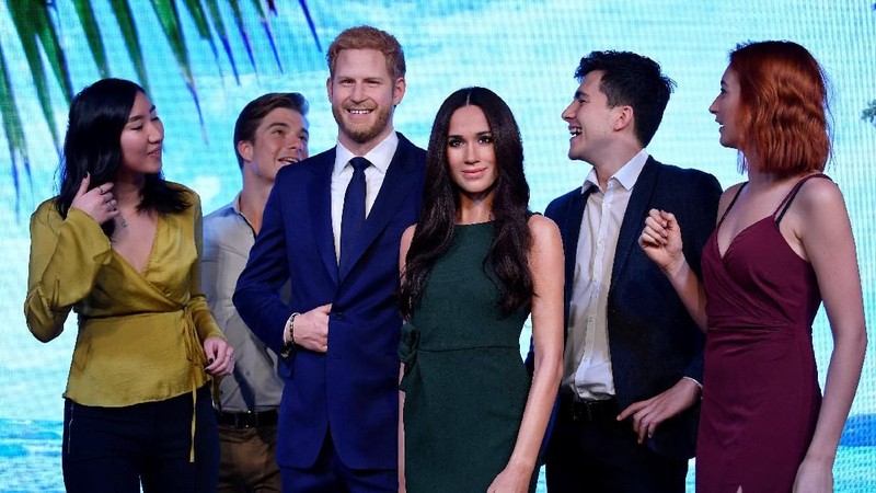 Sebuah lilin Meghan Markle diresmikan pada Rabu di museum Madame Tussauds di London, 10 hari sebelum aktris AS menikahi Pangeran Harry.