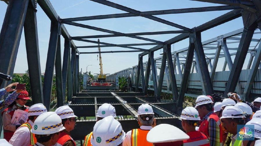 Jembatan ini dipastikan dapat kembali dilalui saat mudik Lebaran tepatnya mulai H-10 Lebaran.