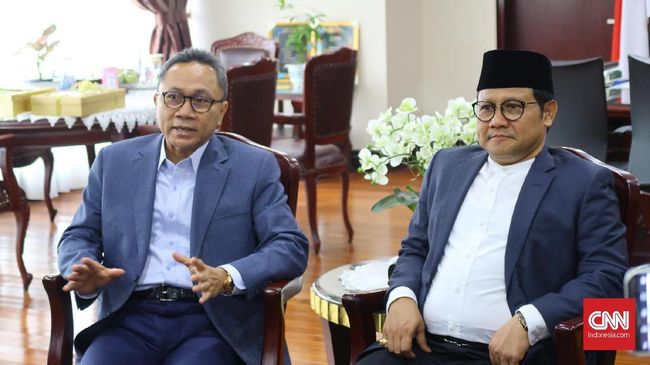 Temui Zulhas, Cak Imin Didukung Jadi Cawapres Jokowi