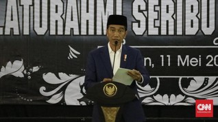 Jokowi Janji Angkat KH Syamun Jadi Pahlawan Nasional