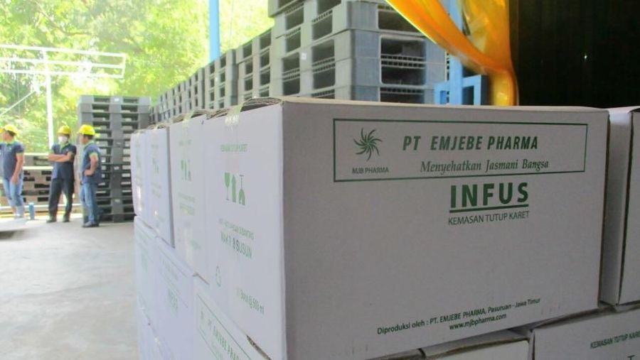 PT PGN Tbk mulai menyalurkan gas bumi ke pabrik infus milik PT Emjebe Pharma di Pasuruan, Jawa Timur. Gas mulai dipasok oleh PGN pada Kamis (10/5/2018)