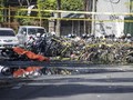 Polisi Larang Warga Ambil Foto di Lokasi Ledakan