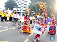 Meriahnya Parade Asian Games 2018