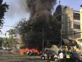 Polisi Evakuasi Jenazah Terduga Pelaku Bom Gereja Pantekosta