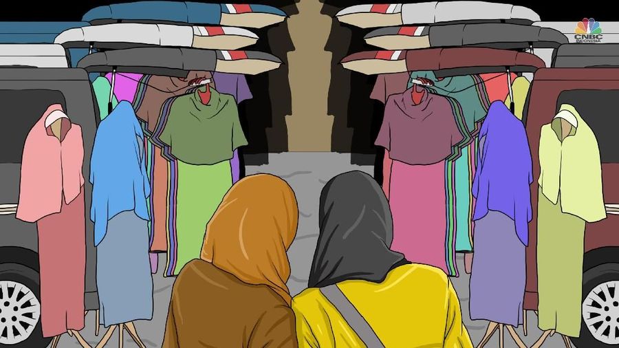 Bosan belanja di Tanah Abang? Coba bergeser ke Cideng Timur dan intip barang-barang di Pasar Tasik, barang sama tapi harga lebih murah.