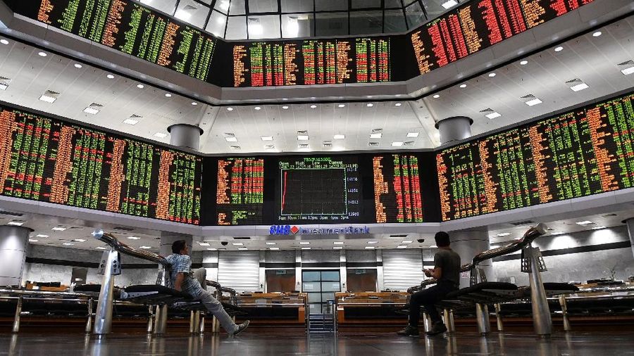 Bursa Asia kompak menguat karena redanya krisis politik Italia.