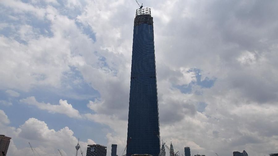 A general view of the Tun Razak Exchange development in Kuala Lumpur, Malaysia May 14, 2018. REUTERS/Stringer