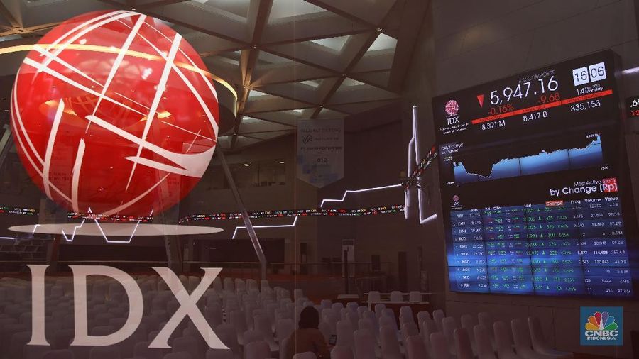 Hingga pukul 11.00 WIB IHSG naik 2,11% ke level 5.914,25.