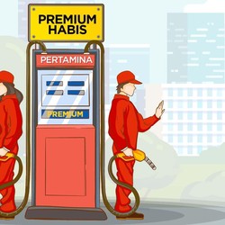Ribuan Pom Bensin Tanpa Premium