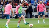 Antoine Griezmann bakal diwaspadai para kompatriotnya di klub rival Atletico Madrid, Olympique Marseille. (REUTERS/Christian Hartmann)
