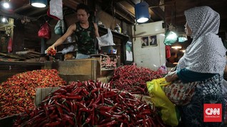 Harga Cabai Makin 'Pedas' di Kantong