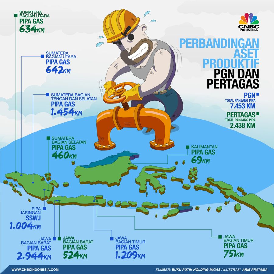 PGN Ungguli Pertagas dari Sisi Aset