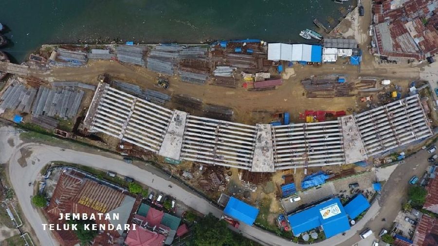 Tahun 2018, pembangunan jembatan sebanyak 174 buah dengan total panjang 13.639 meter.