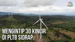 VIDEO : Mengintip 30 Kincir di PLTB Sidrap