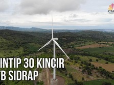 VIDEO : Mengintip 30 Kincir di PLTB Sidrap