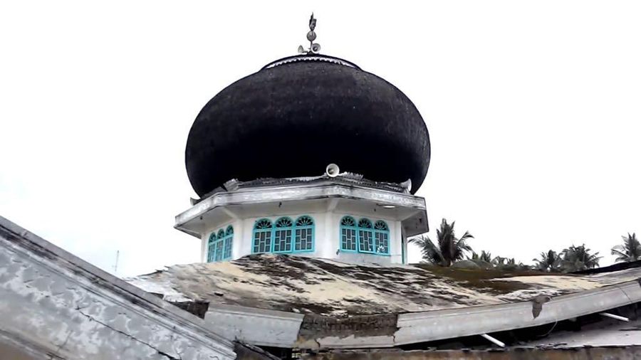 Kementerian PPUPR telah membangun kembali Masjid At-Taqarrub di Desa Keude, Kabupaten Pidie Jaya Pasca Gempa 2016