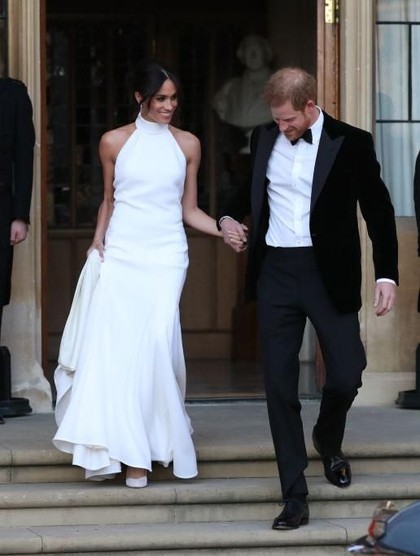  Meghan  Markle  Pakai Gaun  Pengantin Stella McCartney di 